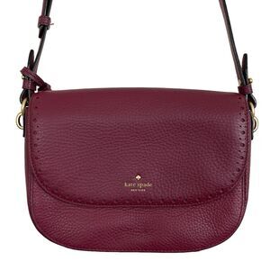 Kate Spade Adelaide James Street Merlot Maroon Crossbody Bag